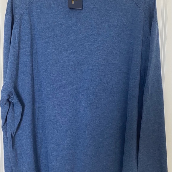 NWT Polo Ralph men’s Lauren Pima Cotton Sweater Blue L - Picture 2 of 15